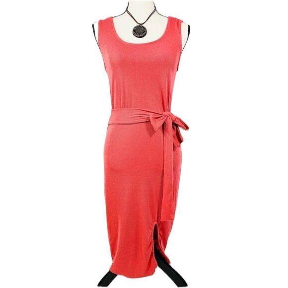 Derek Heart Side Tie Maxi Dress - Picture 1 of 9